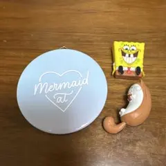 Mermaid at 缶ミラー スポンジボブ フィギュア セット