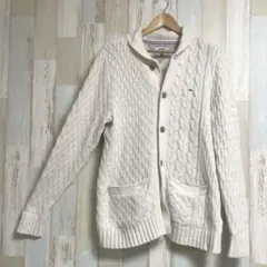 TOMMY JEANS カーディガン　メンズXL　ケーブル編み　厚手　ロング丈のサムネイル