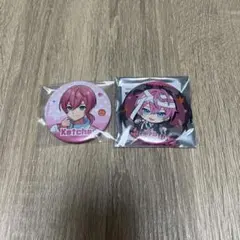 アンプタックカラーズ けちゃくん 缶バッジ Halloween POP UP