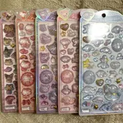 うるちゅるポップシール サンリオベビー キティ　マイメロクロミ　シナモン　日焼け