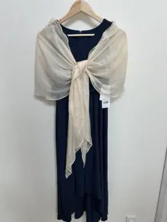 【美品】Produced By ASAKURA ネイビードレス 2点セット