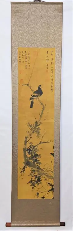 掛軸-860　【印刷工芸】　宮本武蔵　書画名品選　三幅対 掛軸-860 【印刷工芸】 宮本武蔵 書画名品選 三幅対 美品 掛け軸