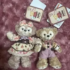 【新品未使用】スウィートバレンタイン 2017 ダッフィー ぬいぐるみバッチ