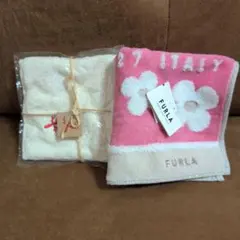 フルラ　今治タオル　タオルハンカチ２枚セット