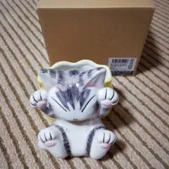 わちふぃーるど。小物入れ貯金箱。にゃんきゅー、黄のサムネイル