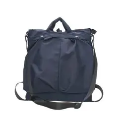 新品未使用　2WAY ヘルメットバッグ リュック ネイビー 学生