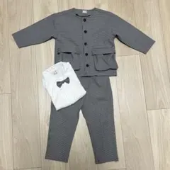 【Asaさま】プティマイン　3点セット　ジャケット　パンツ　シャツ　100cm