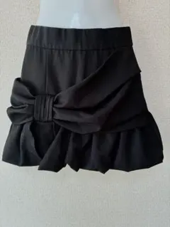 dazzlinリボンバルーンスカート黒のサムネイル