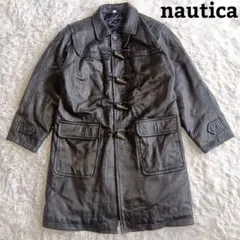 nautica ノーティカ 羊革 ダッフルコート キルティング Mのサムネイル