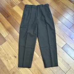 Uniqlo U ウールブレンド ワイドフィットパンツ ダークブラウン 79