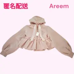 匿名配送　パーカー　アリーム　Areeam　ピンク　ペプラム　あいにゃん　新品のサムネイル