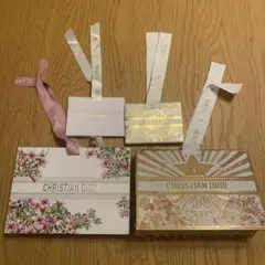 CHRISTIAN DIOR ギフトボックス、ショップバッグ