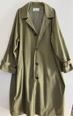 廃盤　merlot ライトコート スプリングコート カーキ フリーサイズ F