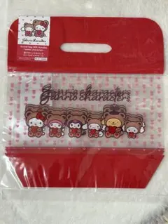 サンリオ キャラクター バッグ 赤