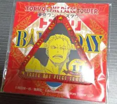 東京ワンピースタワー　トンガリBD缶バッジ　ロロノア・ゾロ