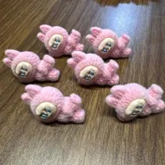 ラブブ　ヨガポーズ　6個