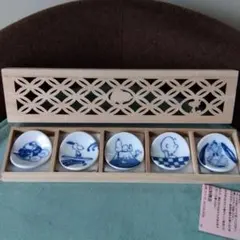 スヌーピー　磁器製　箸置き　５個入りセット