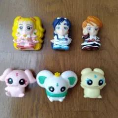 【当時もの】プリキュアフィギュア6個セット