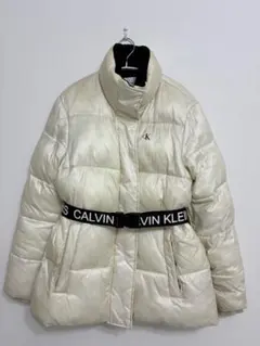 Calvin Klein アイボリー ダウンジャケット