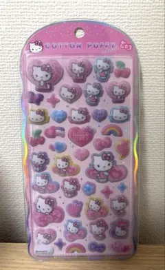 正規品　コットンパフィーシール　サンリオ　ハローキティ