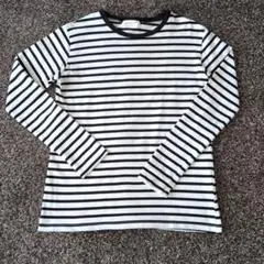 オペークドットクリップ　長袖ストライプTシャツ 36/Sのサムネイル
