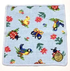 【新品 未使用】FEILER フェイラー タオル ハンカチ ハイジ ペールブルー