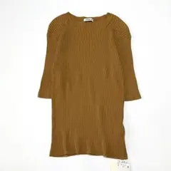 新品タグ付き エブリデイアイライク ドゥーズィエムクラス リブニット シルク混