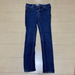 MOUSSY ダークブルー スキニーデニム　25インチ