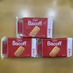 【75枚】Lotus Biscoff ロータス ビスコフ 25枚入パック×3のサムネイル