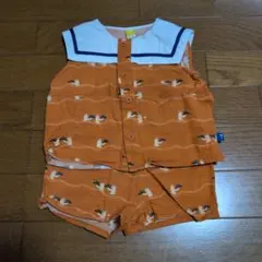 moimolnセーラーカラー トップス ベビー服のサムネイル