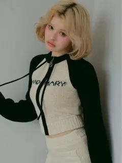 andmary Jennifer knit set up black