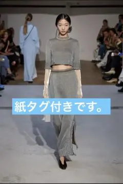 mame Spots Pattern Knitted Skirtのサムネイル