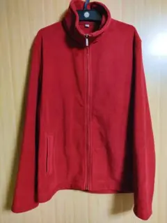 UNIQLO★赤フリースジャケットフルジップ★L