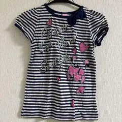 メゾピアノ　コロンちゃん　ボーダーTシャツ　140cm