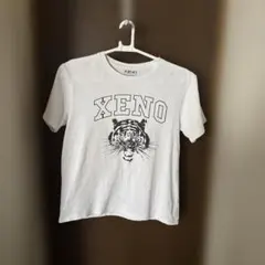 【2枚セット価格】XENO 虎プリント ホワイトTシャツ