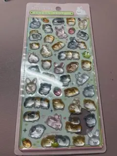 ボンボンドロップシール　モルモット＆うさぎ　正規品　クーリア