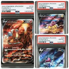 【PSA10 連番】エンテイ・スイクン・ライコウVsarセット①
