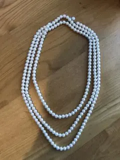 パールネックレス　ロング