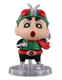 クレヨンしんちゃん 仮面ライダー コラボ フィギュア コレクション ガチャ 1号