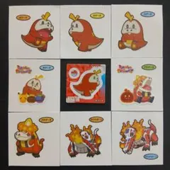 ポケモンパンシール　ポケモンデコキャラシール　ホゲータ　アチゲータ　ラウドボーン