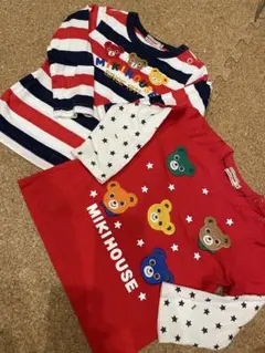 【ミキハウス】ロンTセット　90センチ