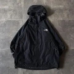 00s The North Face シェルジャケット ロゴ 黒 XL A539