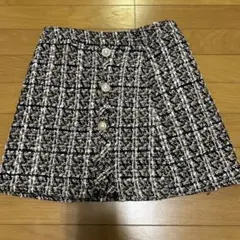 ツイードミニスカート