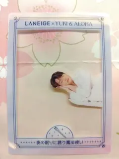 LANEIGE × YUKI & ALOHA クリアカード☆ラネージュ