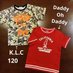 Daddy Oh Daddy K.L.C 半袖Tシャツ 120cm 2枚セットのサムネイル