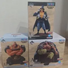 1番くじ　ワンピース　白ひげ海賊団　A.D.E賞セット