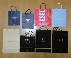 DAKS・ARMANI・DIESEL他ブランドショップ袋（8枚セット）