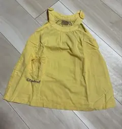 黄色　ベビー用ワンピース　95