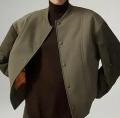 ZARA コンビボンバージャケット