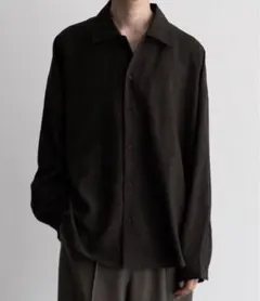 Casper John イミテーションウールヒュージシャツ